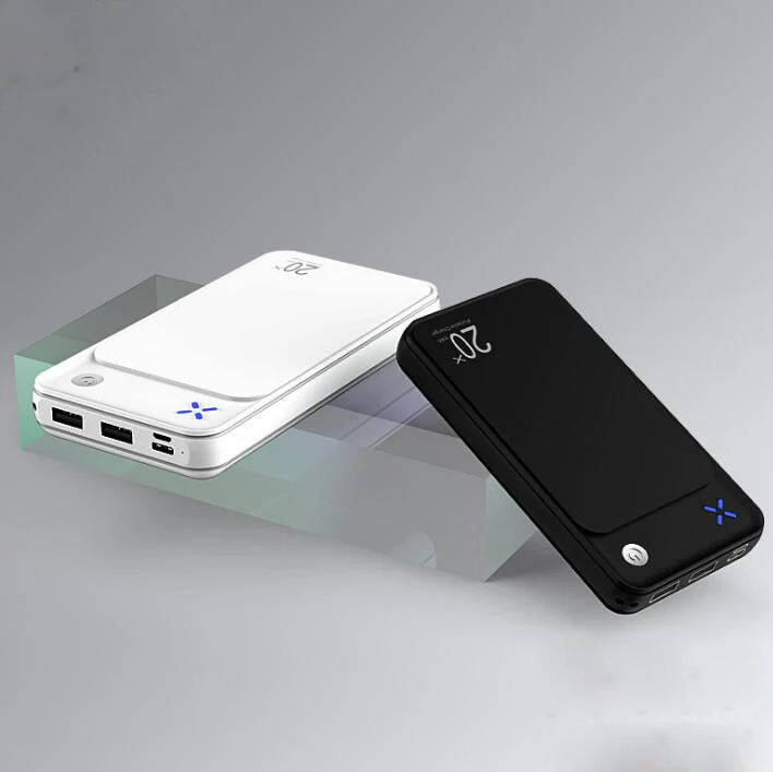 
New Design Type-C input Power Bank 20000 mah Dual USB Portable Power Bank 