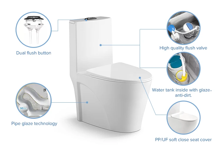 Wholesale hotel floor mounted one piece dual flush sanitary ware ceramic sit closestool toilet bathroom commode toilet