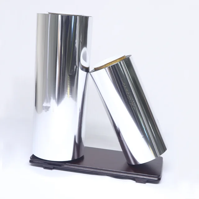 Wholesale 6 um Double Side Aluminum Metallic Coated Metallized PET Mylar Polyester Film