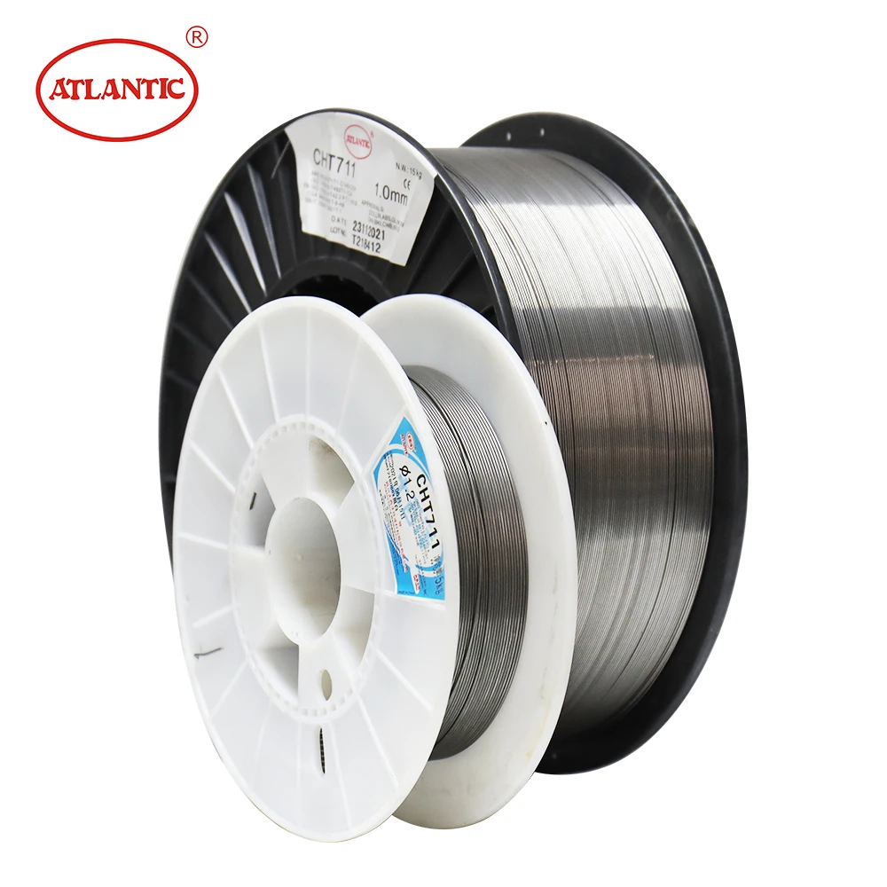 ATLANTIC Wholesale Factory Price Various Specifications Ordinary 0.8mm Welding Wire CHT711M E71T1-M21A0 Flux-cored Welding Wire
