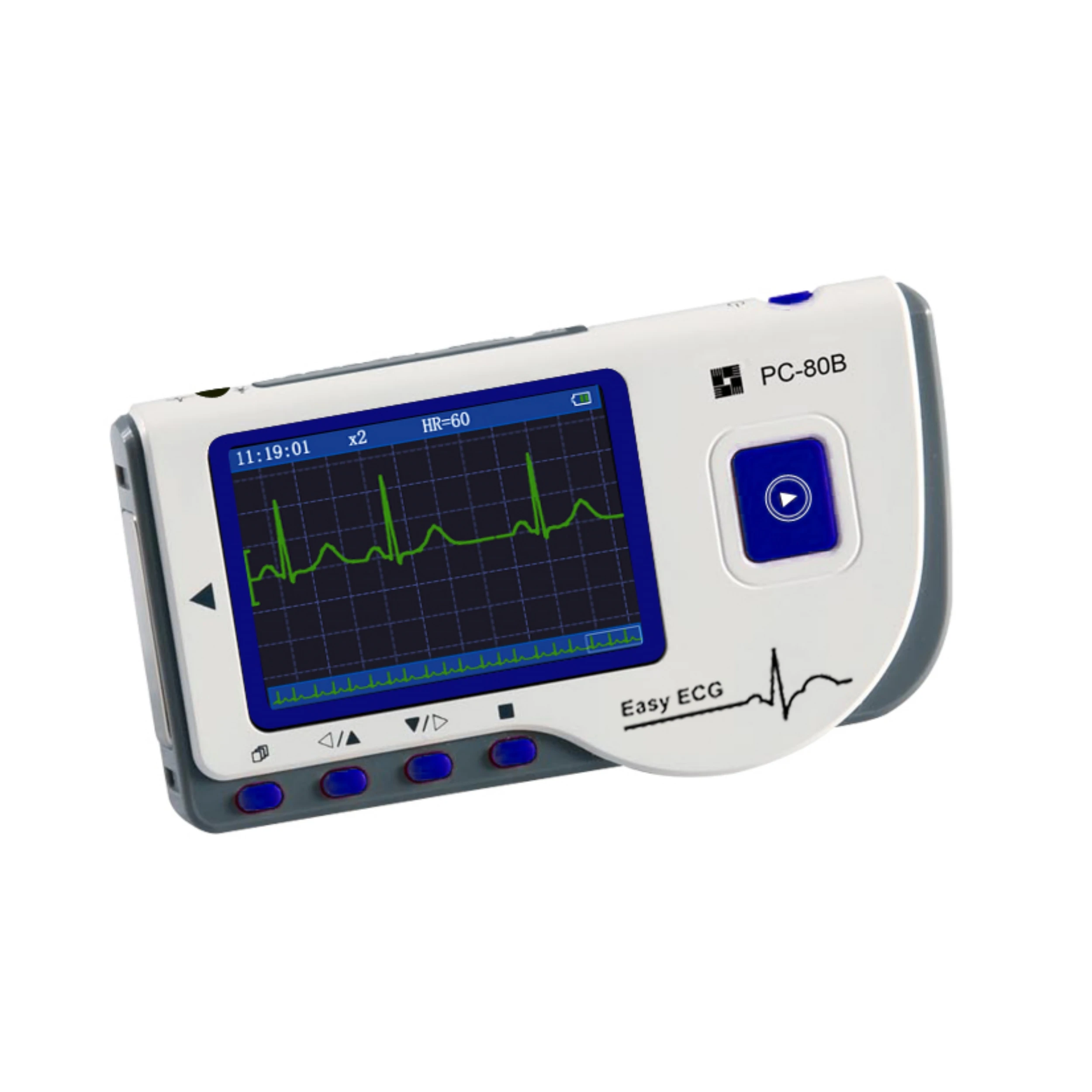 PC-80B Bluetooth Heart Monitoring Portable Electrocardiograph Ecg Monitor Ekg Machine