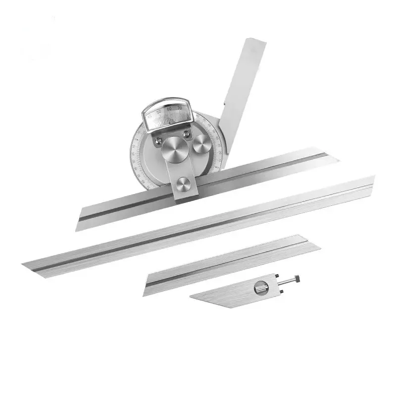 0-360 degree Universal Bevel Protractor Precision Angle Measuring Finder Ruler