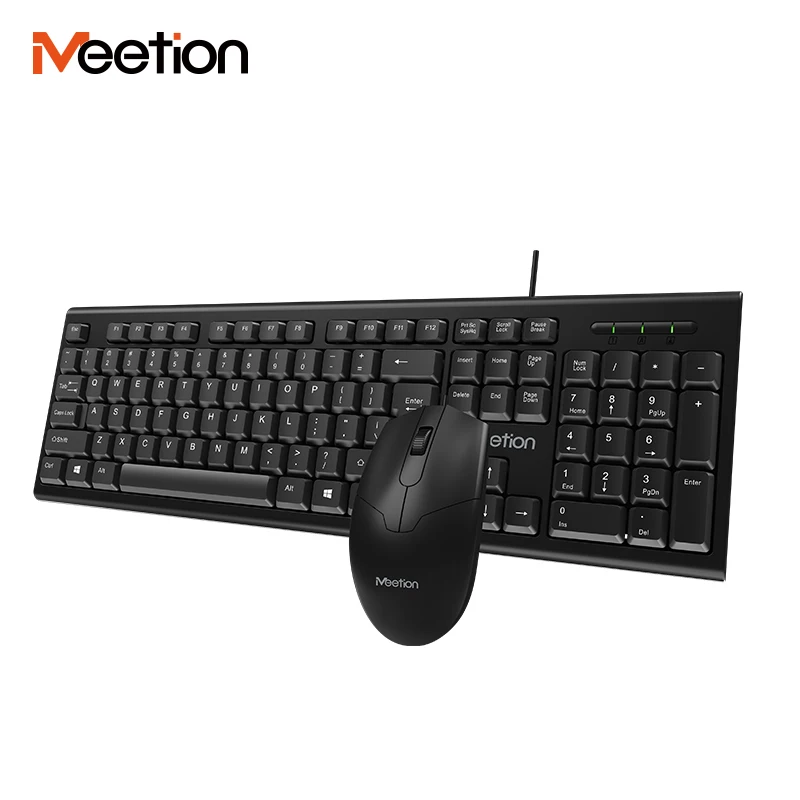 Meetion MT-C100 PC Low-cost Home Office Entertainment Multi-function Wired Keyboard And Mouse Combo