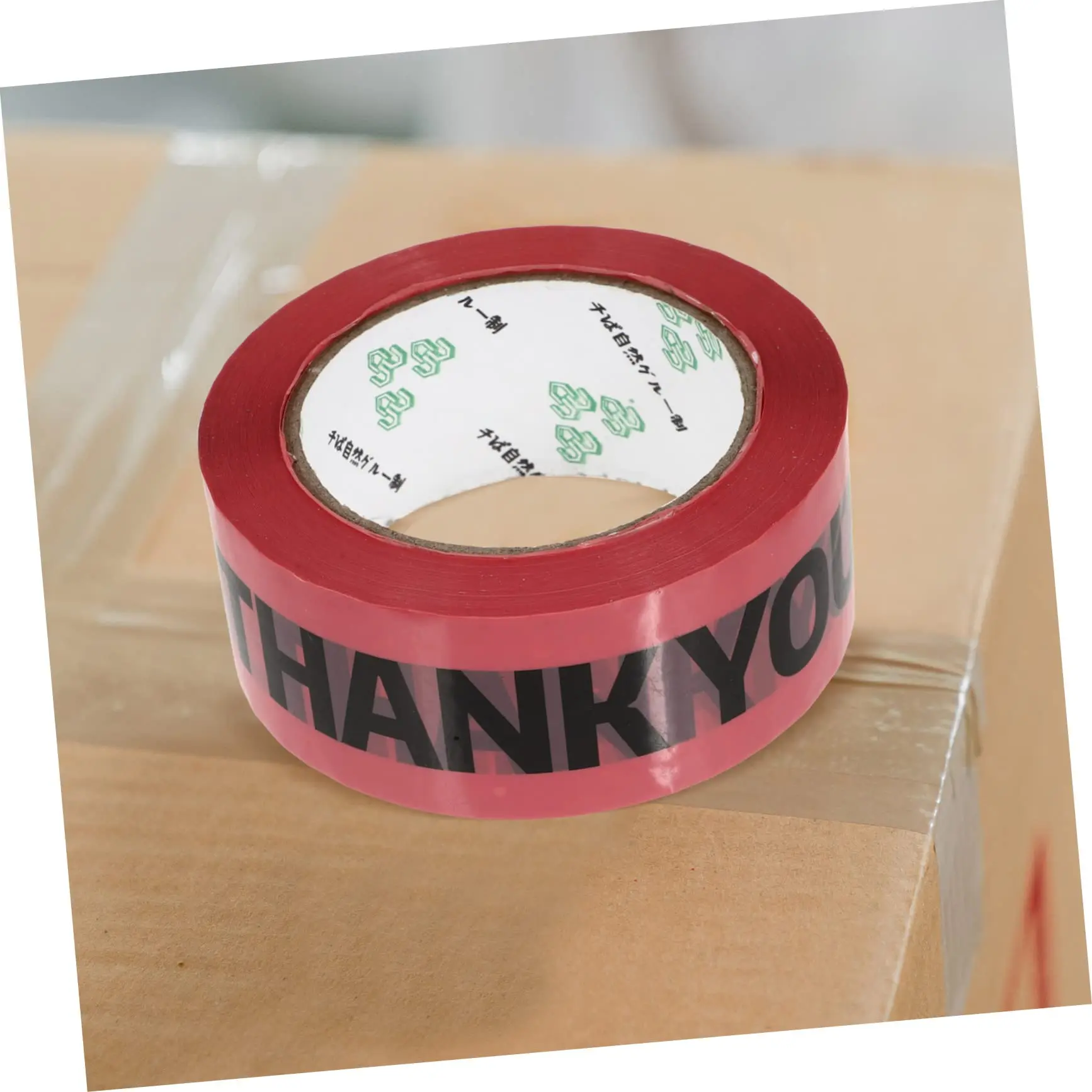 Custom Printed BOPP Packing Tape Thank You Adhesive Paper Film OPP Tape Express Packaging Sealing Printed Adhesive Clear Tape