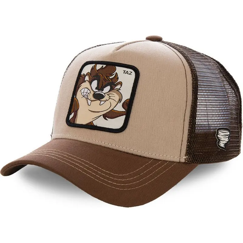 Hot selling cartoon baseball cap Summer net hat Rabbit Duck hat 3D embroidery custom 100% cotton mesh American trucker hat
