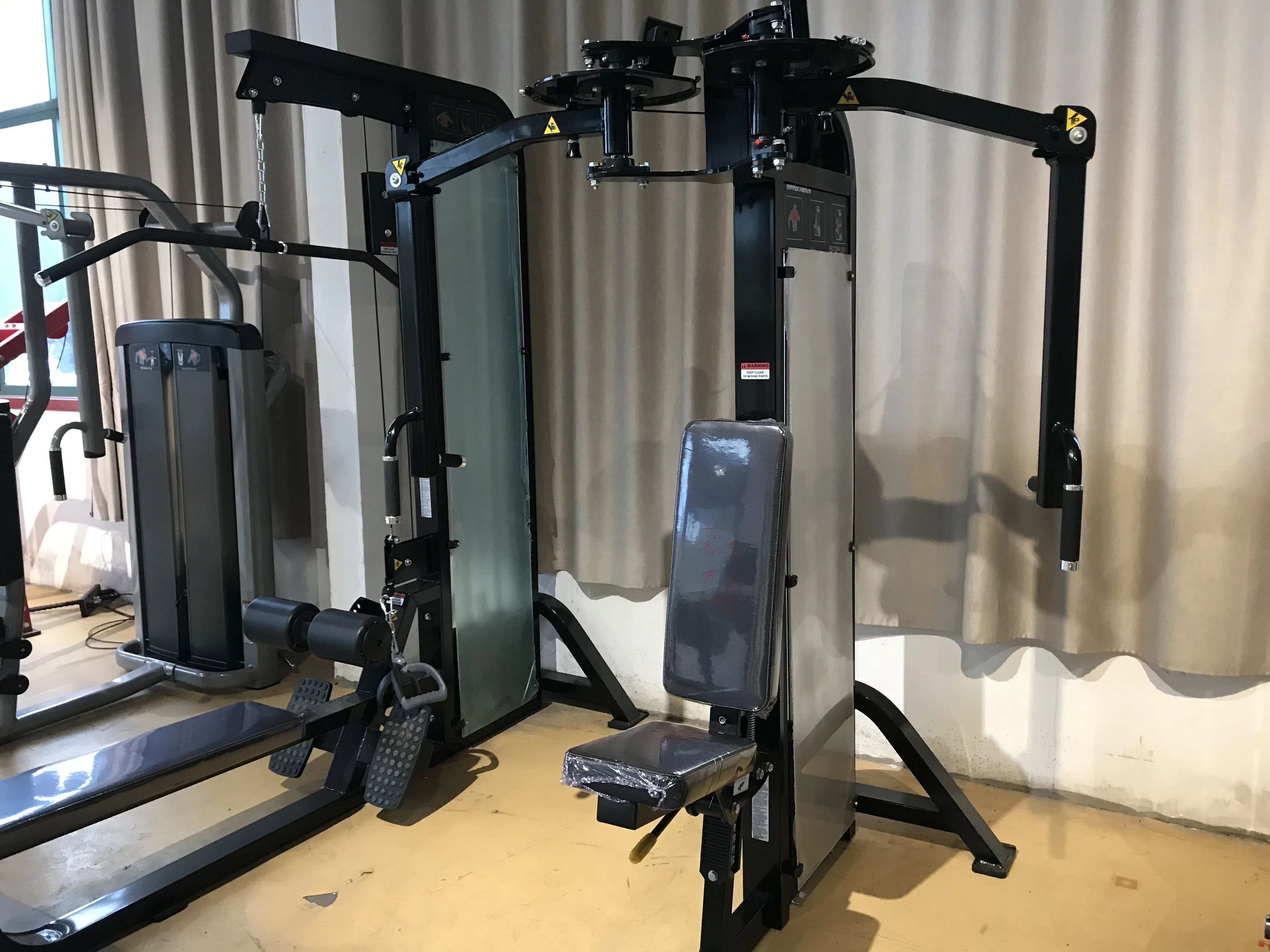 Commercial Gym Loaded Adjustable Seated Dual Function Purpose Leg Extension Leg Curl In One Machine