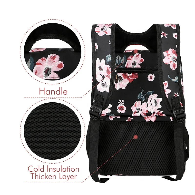
V-Coool high quality big size breast milk transport backpack bag insulated cooler bag 
