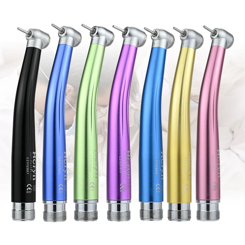 Professional Taiwan High Speed 2/4 Holes Colored Dental Handpiece Made In China