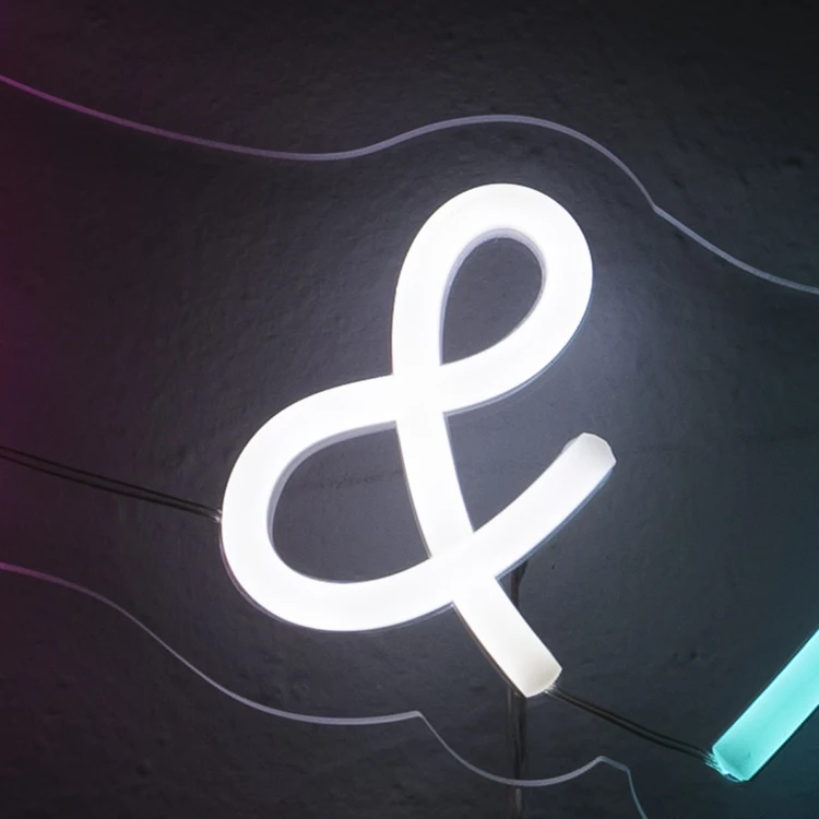 Manufacturer Custom 3D Storefront Advertising Neon Sign Big Neon Logo Light