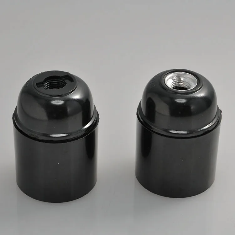Factory wholesale E26 self-locking light body lamp holder light socket  E26 bakelite environmental protection lamp base