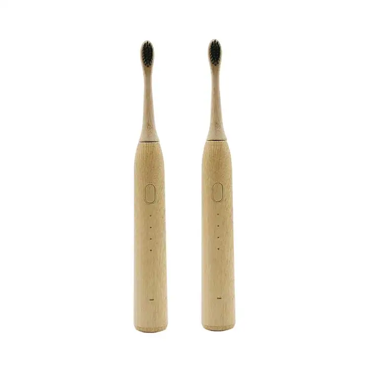 2021 Electric toothbrush home eco friendly bamboo electric toothbrush natural bamboo head electric toothbrush