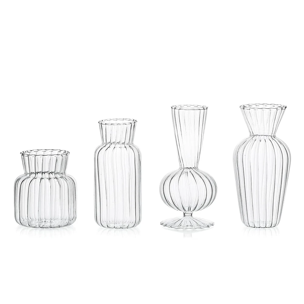 Фабричная стеклянная бутылочка для цветов в форме пузыря оригинальная прозрачная гидропонная ваза дома экологичная