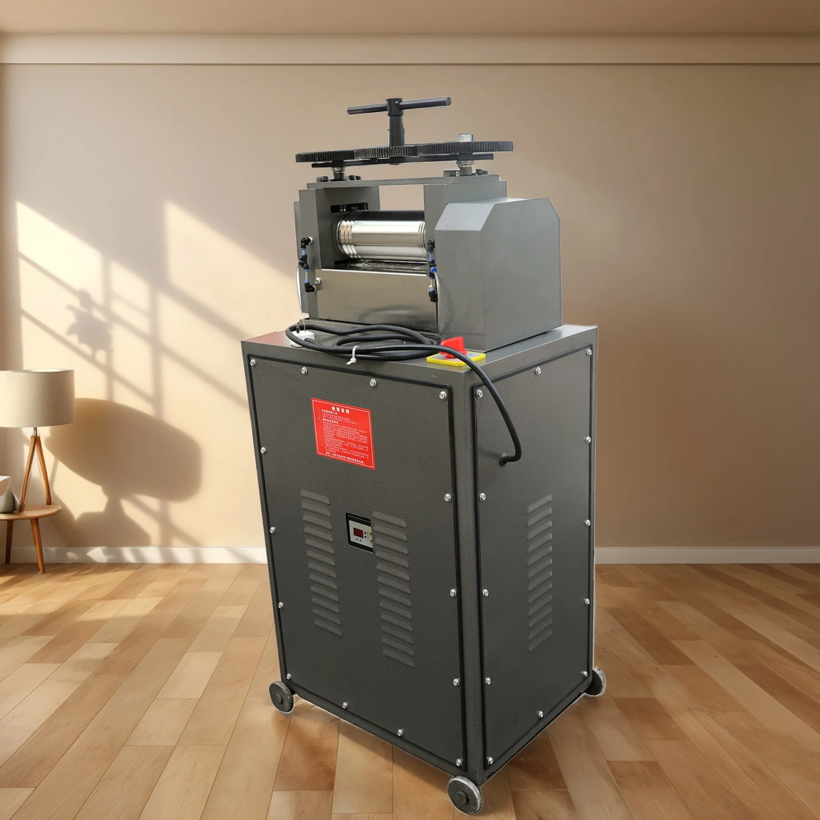 5HP 3KW Square Heavy Duty Precious Metal Sheet Strip Wire Roller Silver Gold Electrical Rolling Mills Laminator Machine