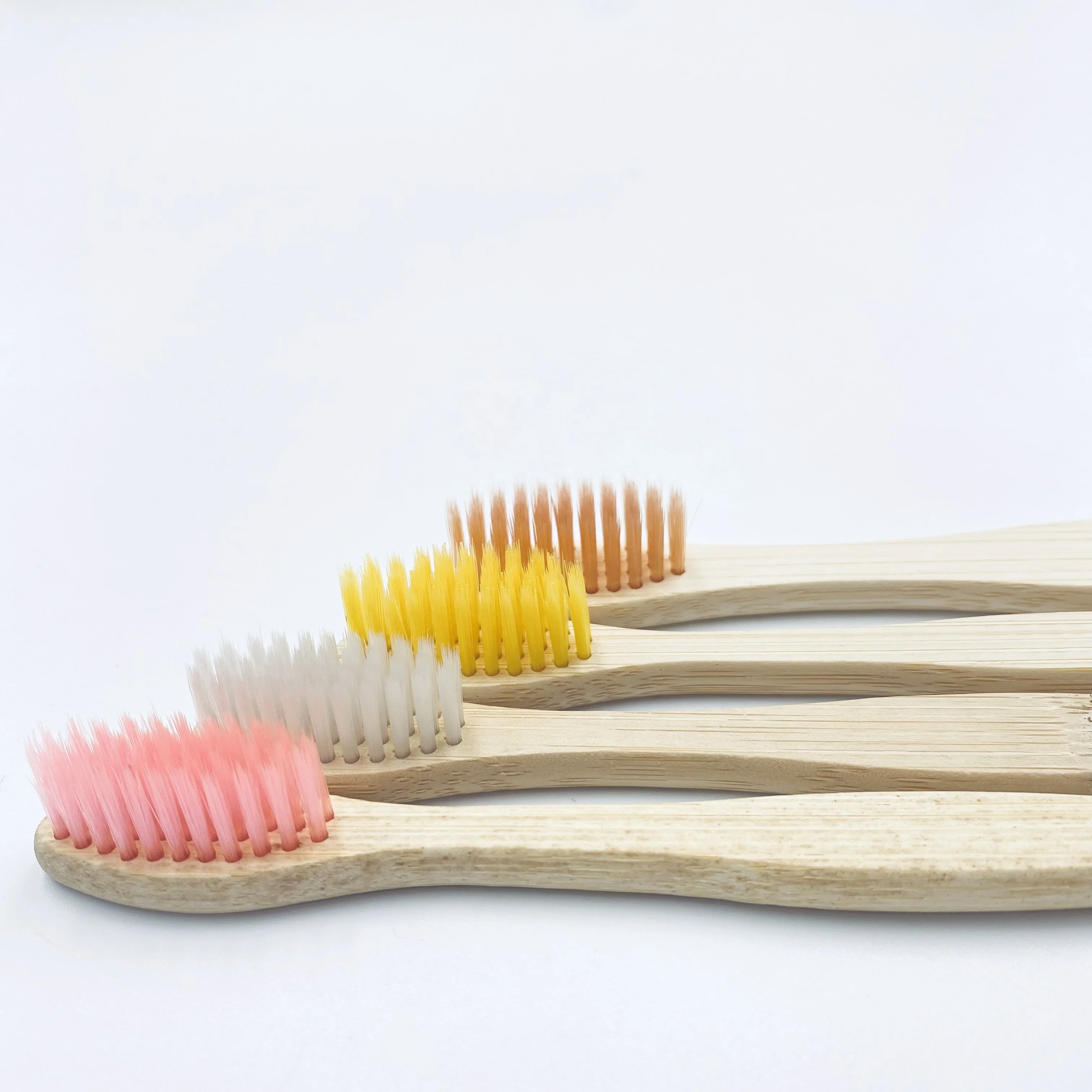 New Bamboo Toothbrush Biodegradable 100% Eco Friendly Wood Bamboo Toothbrush for Travel