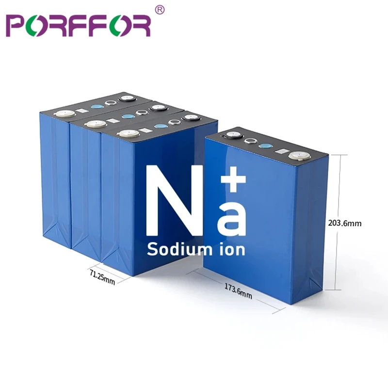 Grade A 3.1V 210Ah Sodium Ion Rechargeable Battery Sodium ion Prismatic Cell 650Wh  for Rechargeable Battery 48V DIY SIB Battery