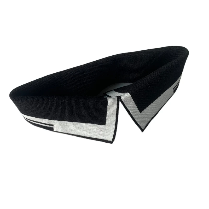 Вязаные ребристые Заводские весенне-летние высококачественные 1*1 воротник ребристые манжеты хлопковые тонкие вязаные жаккардовые ребристые воротники манжеты