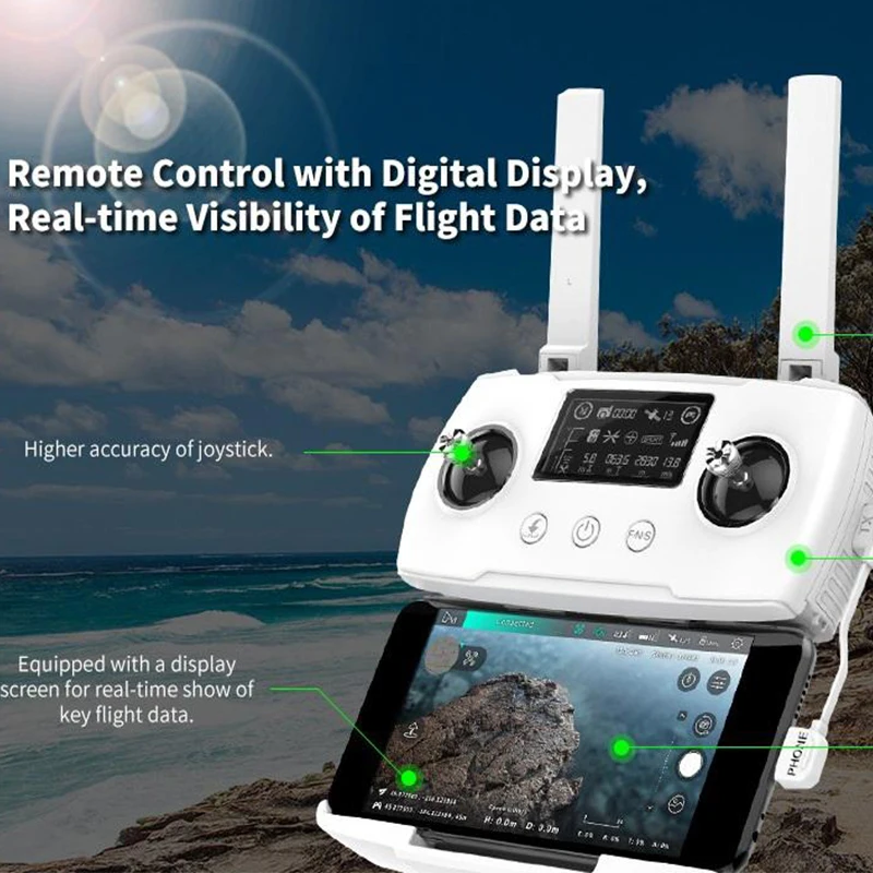 Квадрокоптер Hubsan ZINO 2 + с бесщеточным двигателем 8 км FPV Дальняя дистанция 35 минут полета 4k ультра камера GPS-Дрон для взрослых