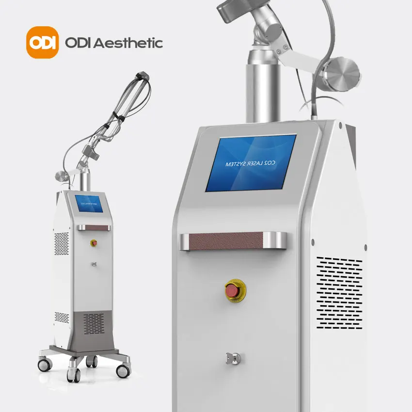 Co2 Fractional Laser Machine Metal Tube Rf Glass Tube Skin Resurfacing Co2 Laser Fractional Laser
