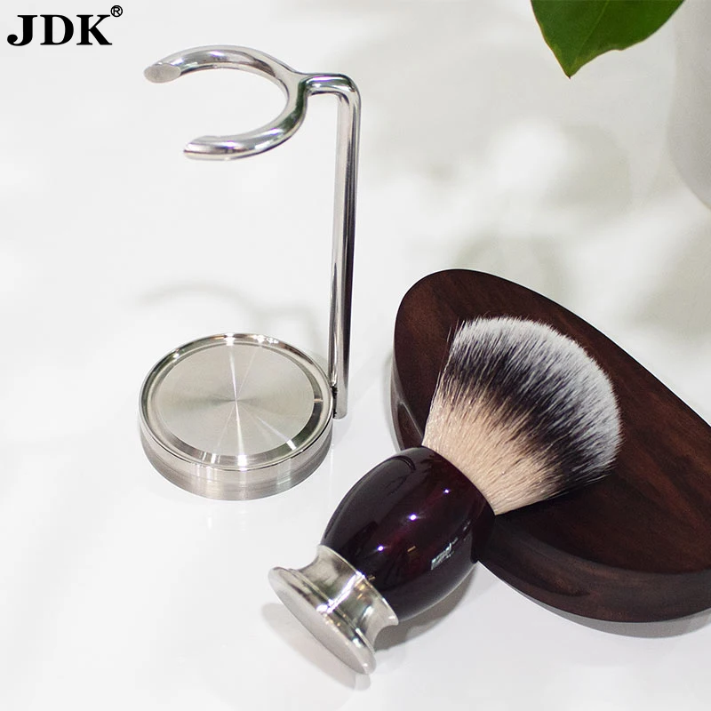 China Manufacturer JDK 304 Stainless Steel Shaving Brush Stand Shaving Kit Stand