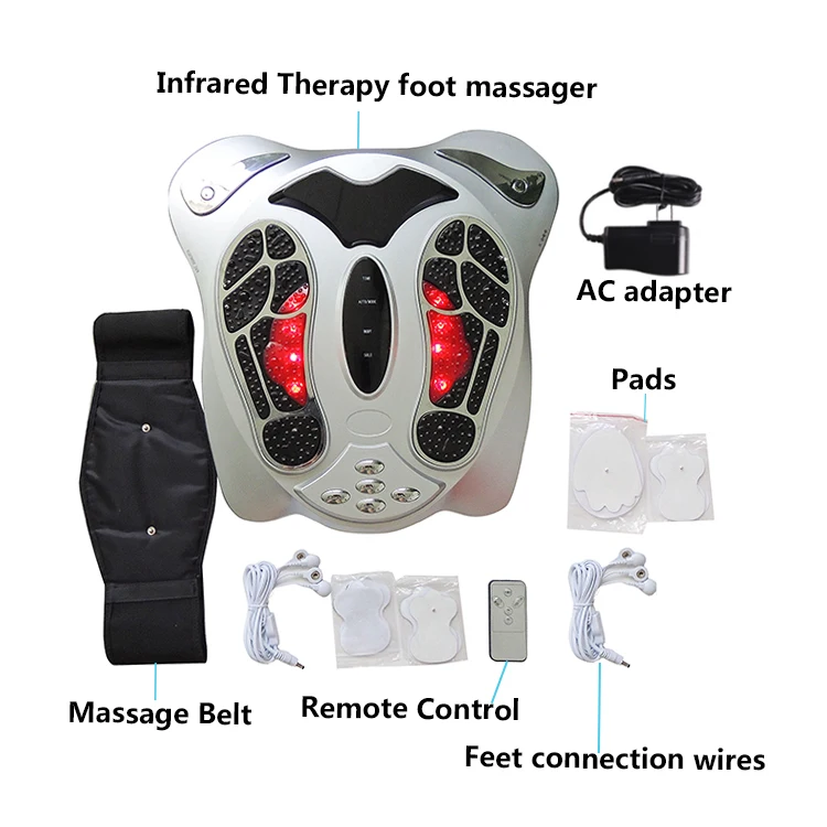 Shiatsu Foot Massager Machine with Soothing Heat Deep Kneading Therapy Air Compression Relieve Foot Pain