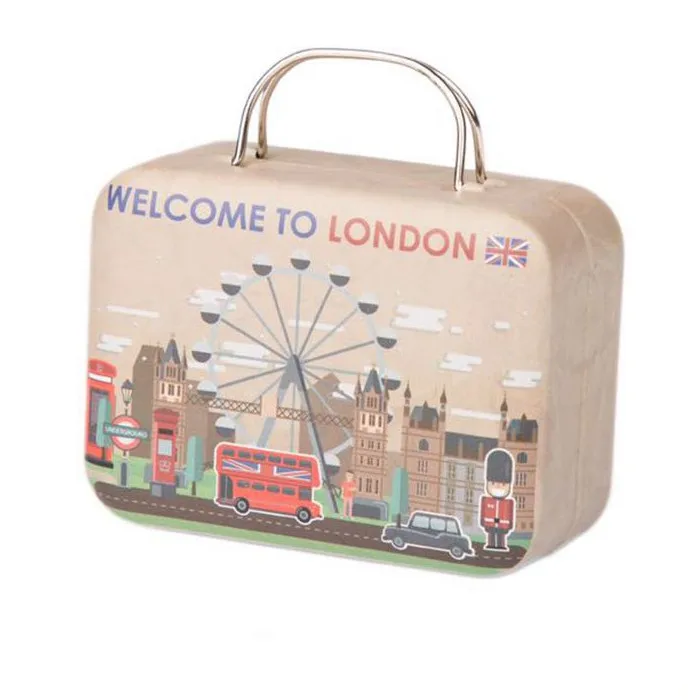 Custom Small Tin Box 75*55*35 mm Mini Metal  Square Tin Box TB092604