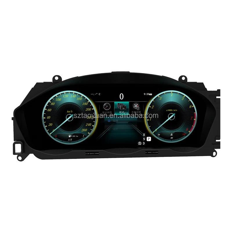 12 3 'ЖК-панель приборной панели для Mercedes Benz C W204 2011-2014 Ntg4.5 Автомобильный спидометр приборная панель кабины