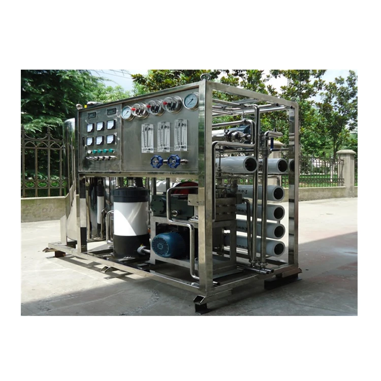 Sea Water Desalination Filter Machine System Plant Boat Mobile Salt Water Reverse Osmosis Treatment Purify  Equipment Device