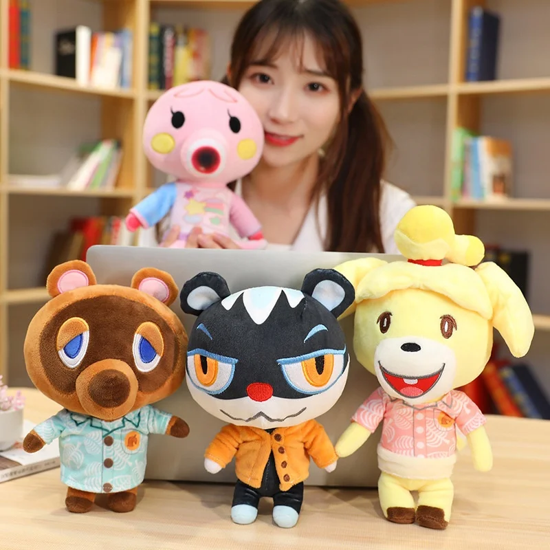 DL61828 Animal Forest Surrounding Crossing Club Doll Plush Toys Tanuki Animal Crossing Friends Toys