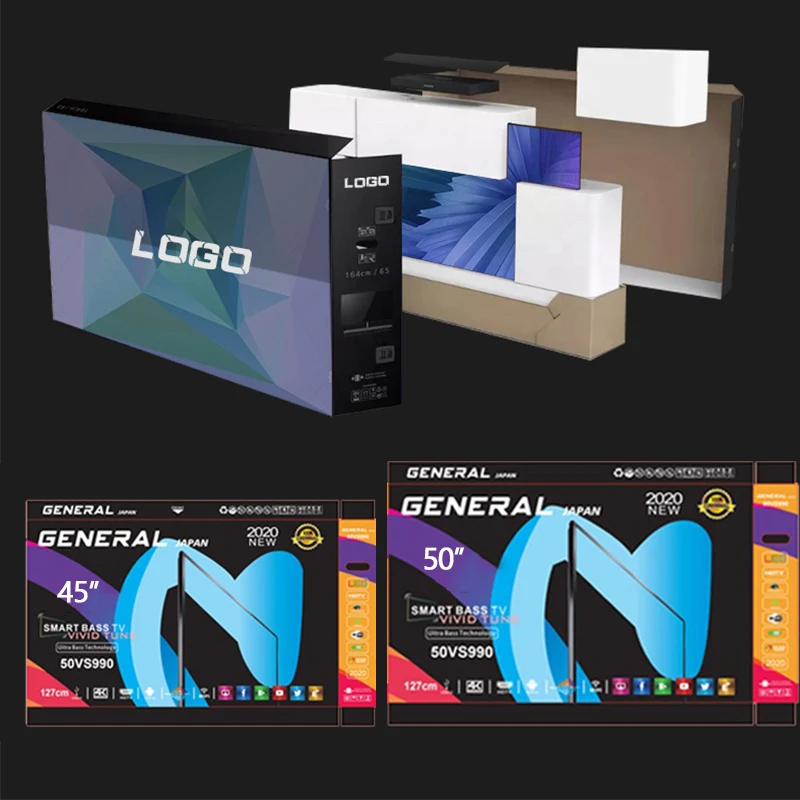 Television 4K Smart LED TV 50 inch With Wi-Fi Android YouTube Google NETFLIX