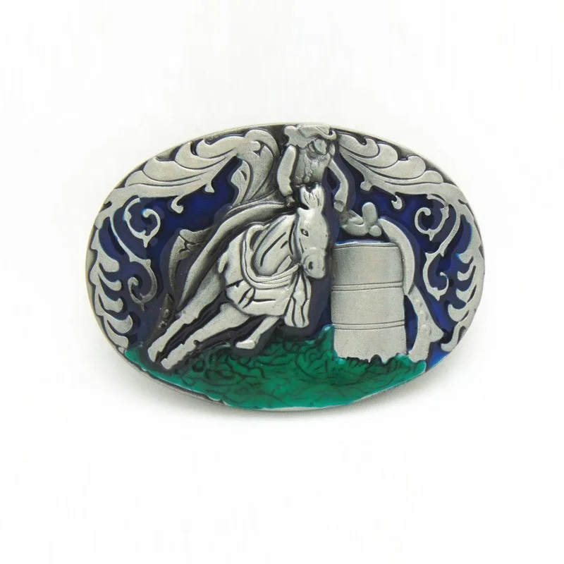 Классический западный дизайн, Индивидуальный бренд, ковбойские металлические мужские пряжки для ремня