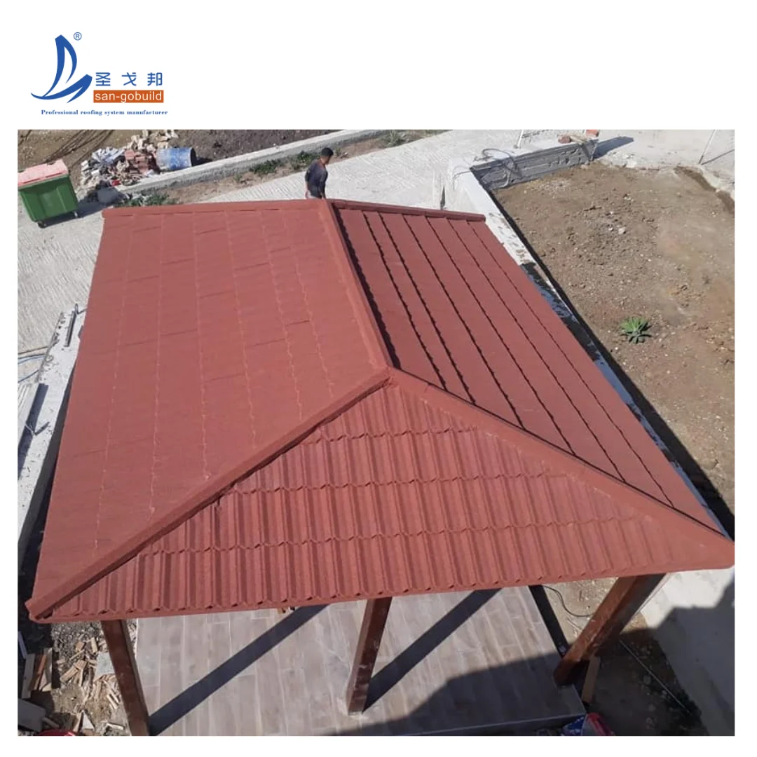 South Asia Metal PPGL PPGI Rustproof Roofing Materials Roof Aluminum Sheet Stone Coated Zinc Steel Roofing Tiles For House