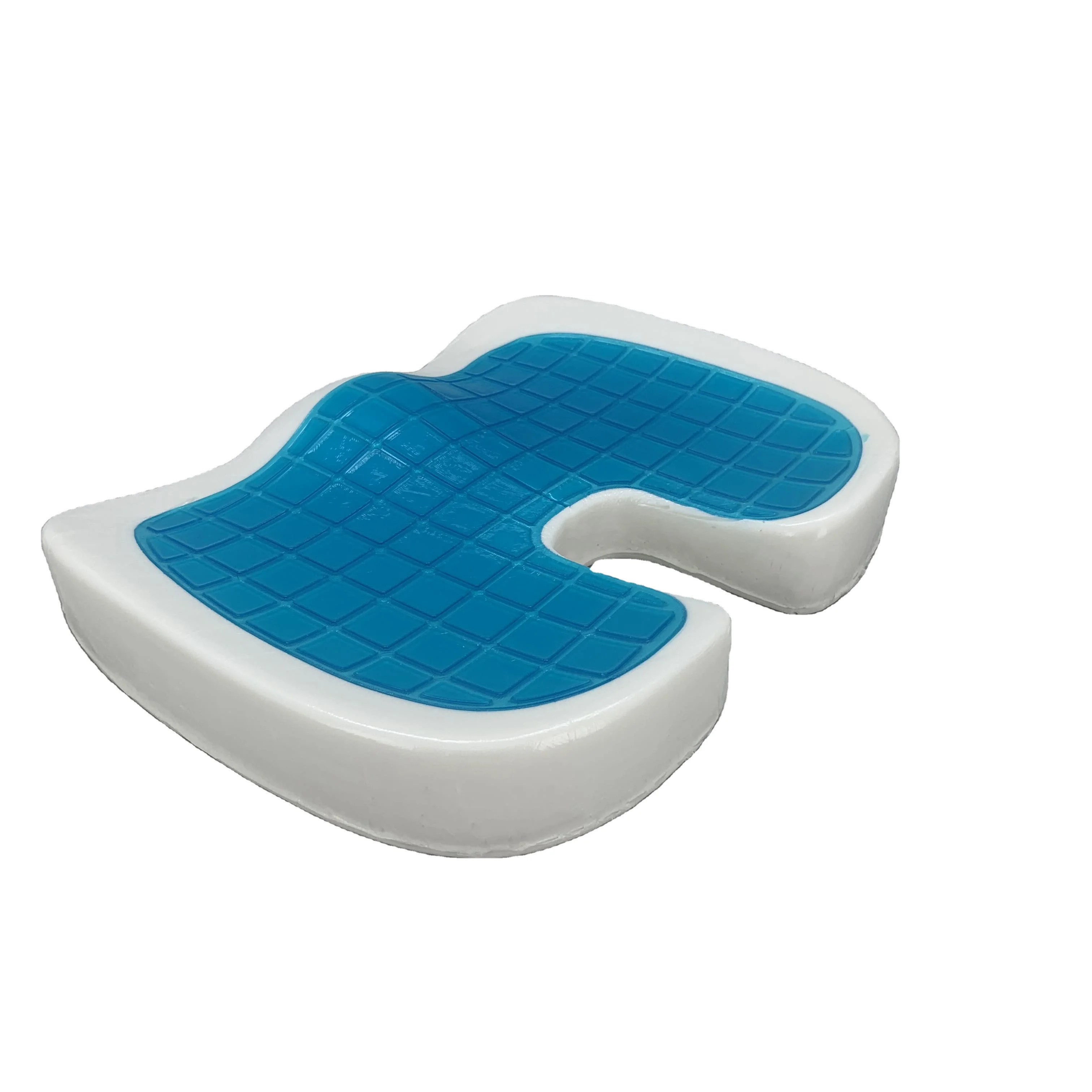 Gel Enhanced Seat Cushion Non-Slip Orthopedic Gel Coccyx Cushion U Shape Memory Foam Gel Seat Cushion