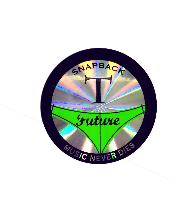 Custom new trends laser holographic sticker anti-counterfeiting label for high-end products