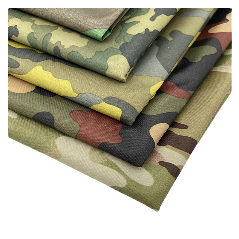 190t Polyester Taffeta Camouflage Fabric Taffeta Fabric 190t With Silver Coated Camouflage Fabric Polyester