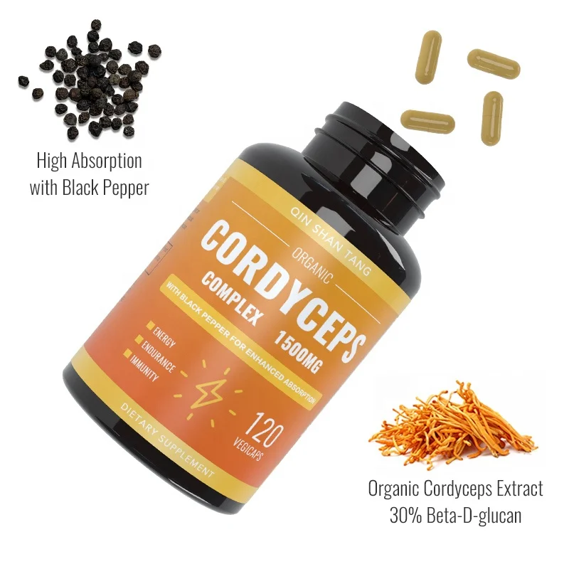 Buy Cordycepin Health Care Supplement Herbal Extract Organic Cordyceps Militaris Extract Powder Capsules