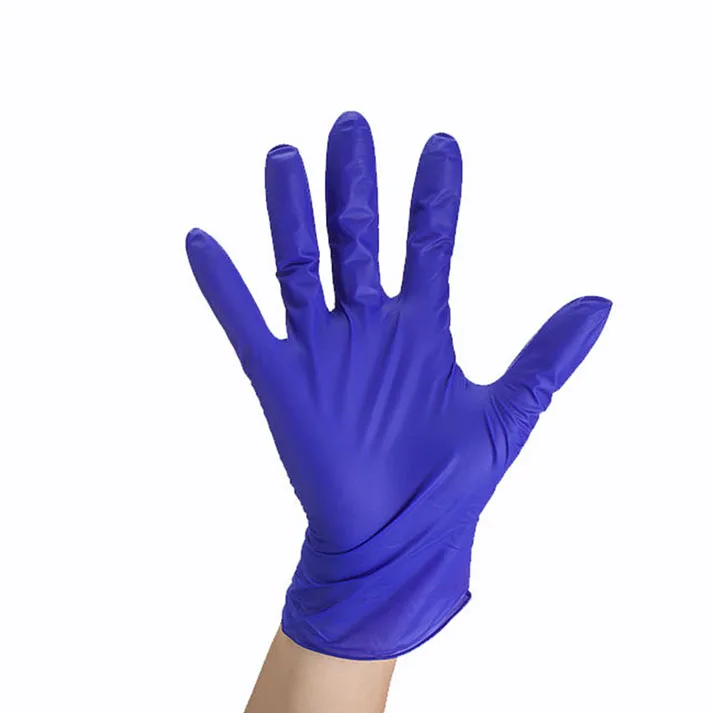 Nitrile Glovees Powder Free Navy Blue 100 Pcs Box Disposable Glovees Disposable Nitrile Gloves
