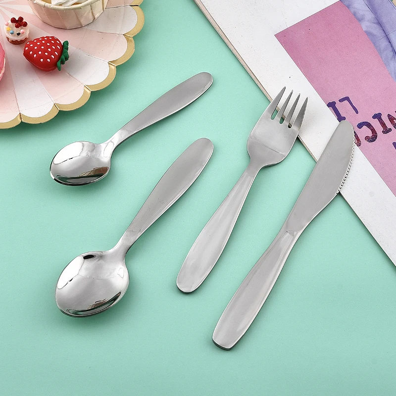 wholesale Cutlery Set Spoon Fork for Children  Flatware giftset