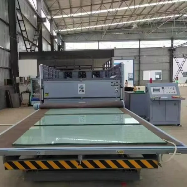 Increase Efficiency Cycle Work Furnace  Energy-saving Four-Layer EVA Glass Lamination Machinery