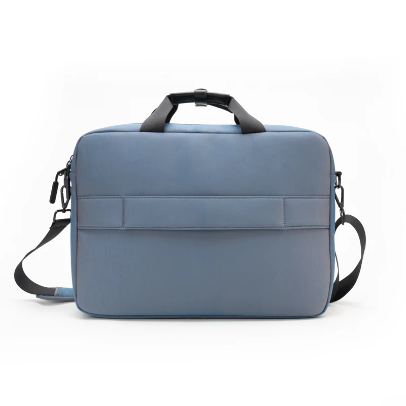 New Designer Large Portable Men Luxury Laptop PU Leather Waterproof Shoulder Business Laptop Bag For Office