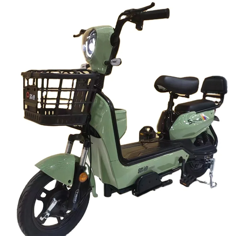 Cheap Adult Electric Bike 48V Electric Scooter Moped with Pedals