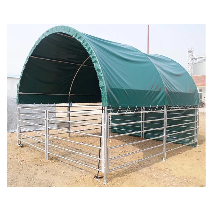 2x2m PVC Fabric Horse Stable Shelter for sales