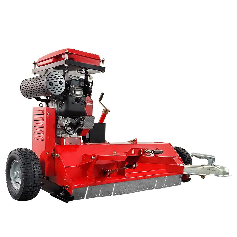 Garden and golf grass cut ATV towable gasoline lawn mower