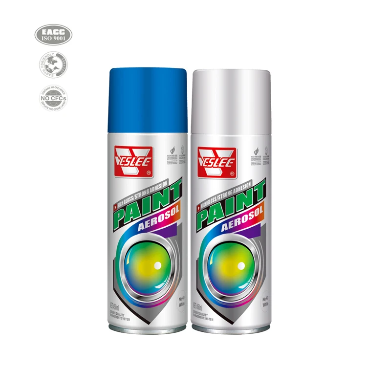 Hard Film Flexible Acrylic Resin White Blue Car Spray Paint