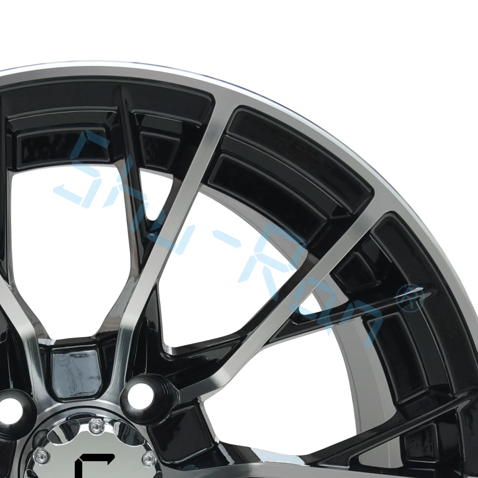 Wholesale Golf Cart 14' Rims Aluminum Alloy Gunmetal 14 inch Wheels for Golf Cart