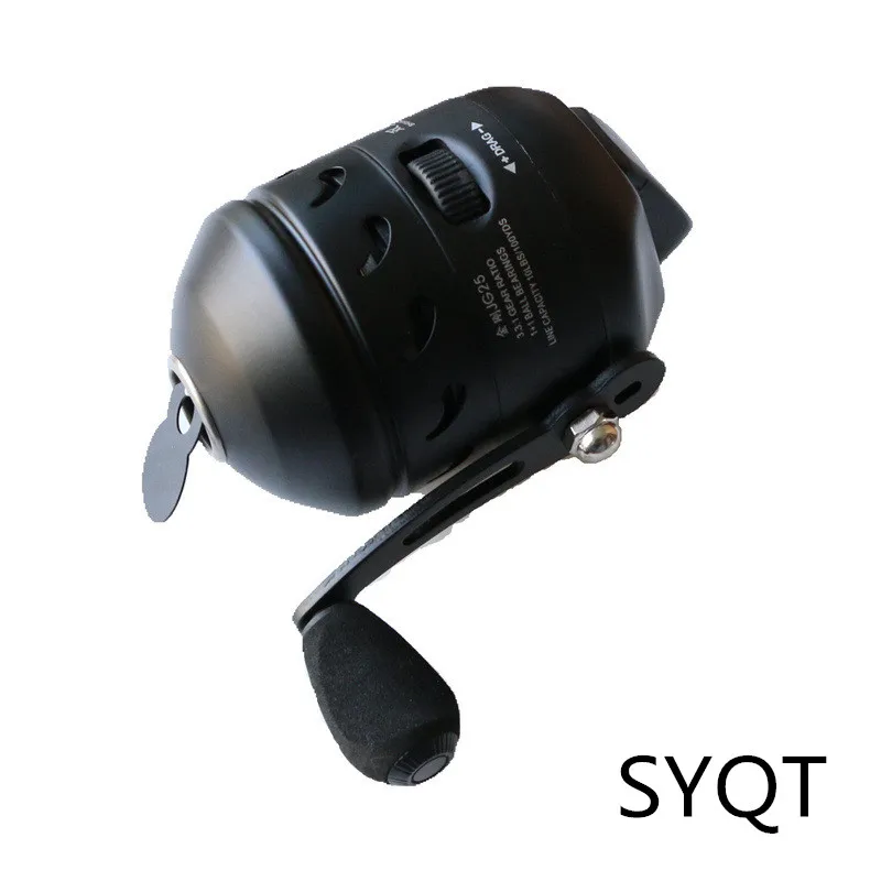 High Quality Metal Fishing Reel With Threader JG25 Closed Round Fishing Dart Road Sub Wheel Outdoor Sports Game