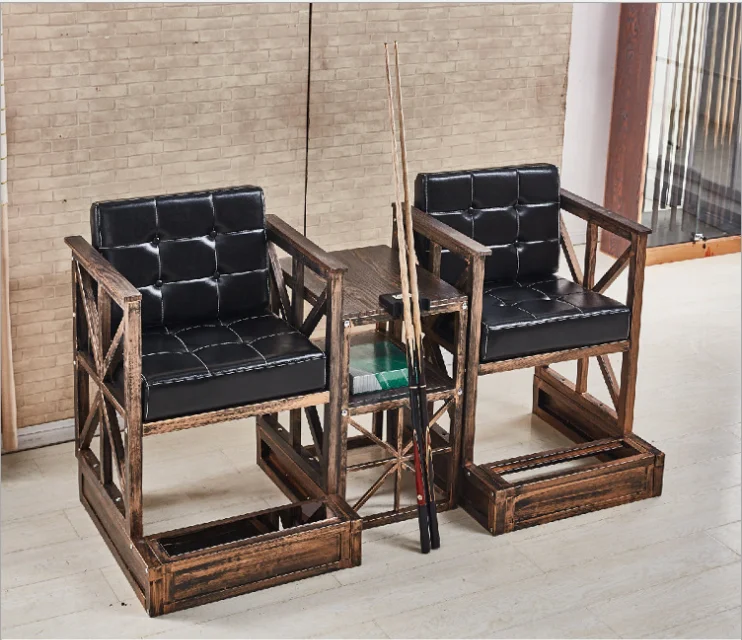 The billiard room billiards ball room sofa tea table to watch chair comfortable sofa of iron ball hall chair custom