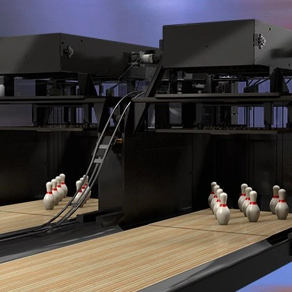 Premium Social tenpin and duckpin bowling equipment duck pin bowling alley line for sale