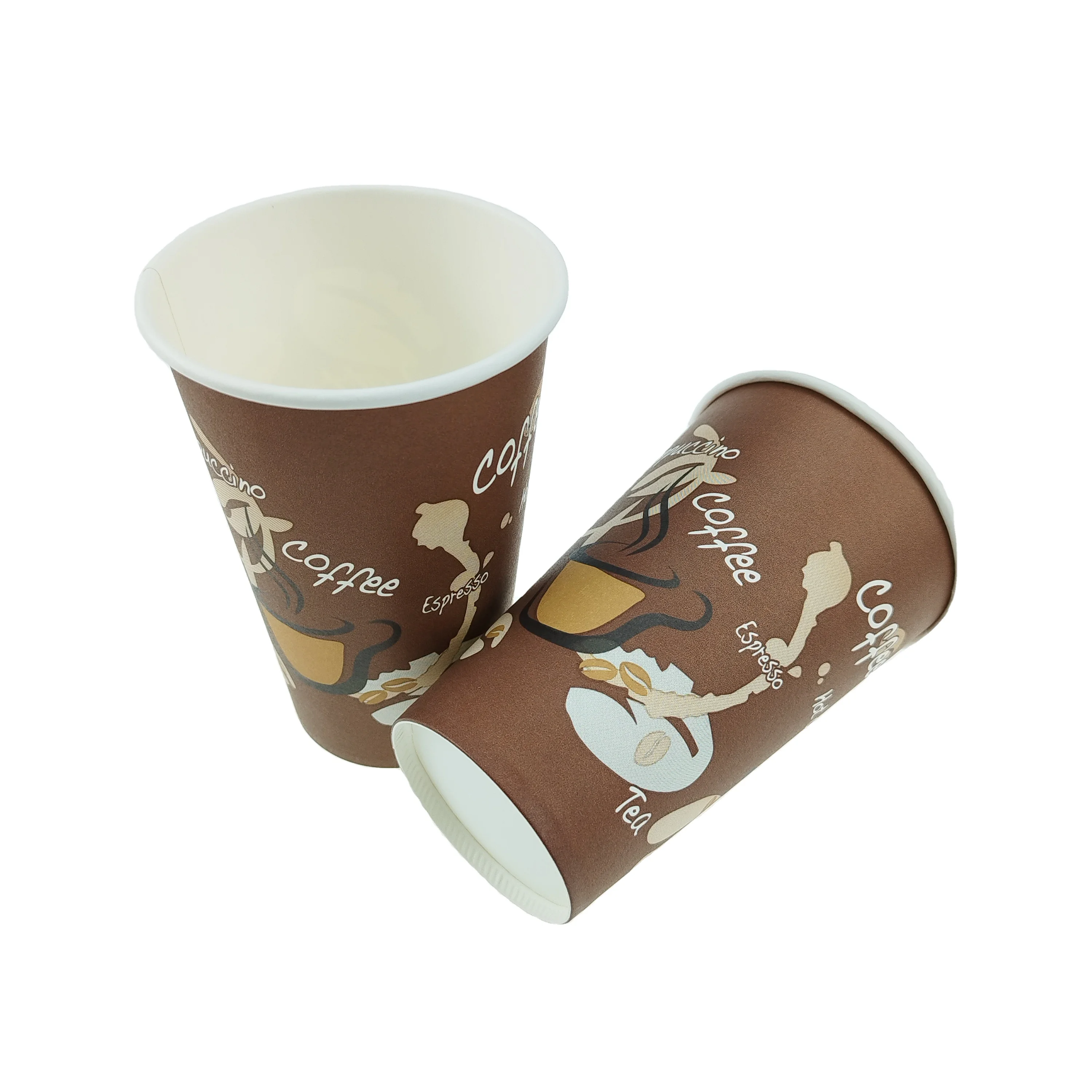 China manufacturer Colorful Single Wall Cold  Drink  16 OZ Paper Cup  Wholesale For Cold Beverage Cola  Beer Water Energy Drinks