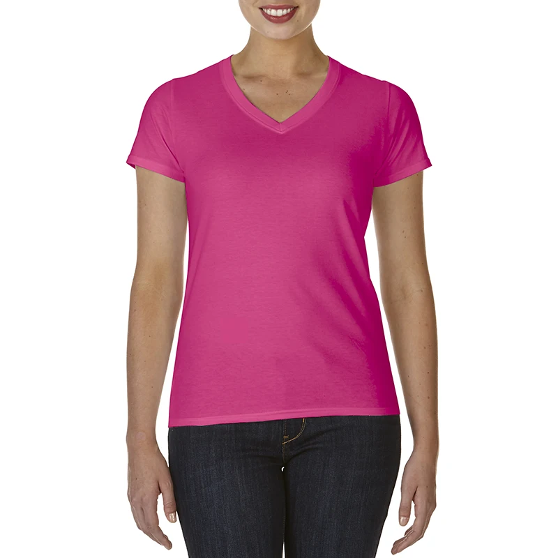 Factory direct price wholesale 100% cotton plain women T shirt