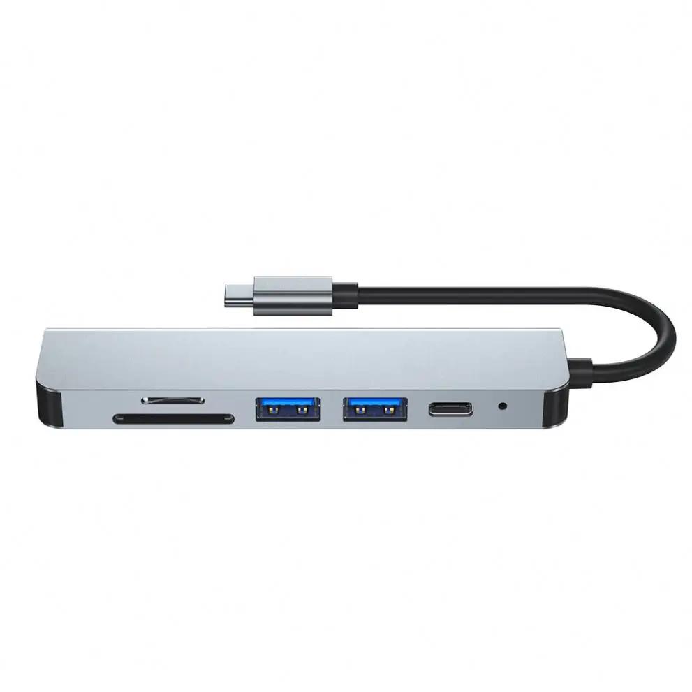 Mosible USB C Hub to HD MI-compatible Rj45 VGA Adapter OTG Thunderbolt 3 Dock with PD TF SD Jack3.5mm for Macbook Pro/Air M1 M2